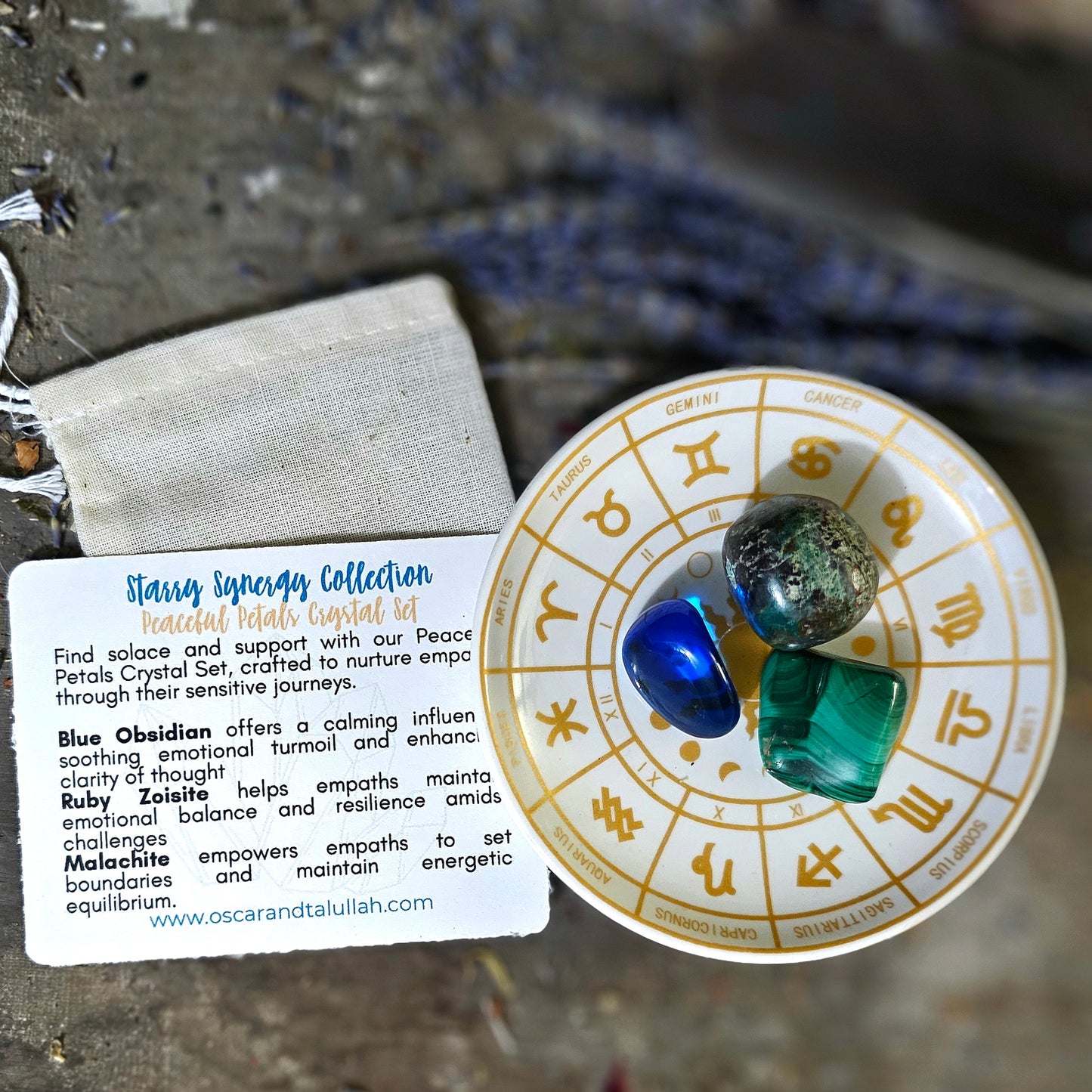 Peaceful Petals Crystal Set