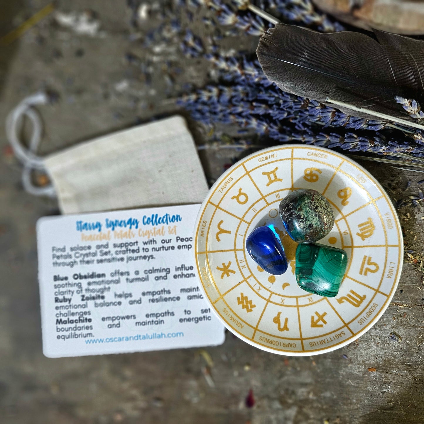 Peaceful Petals Crystal Set